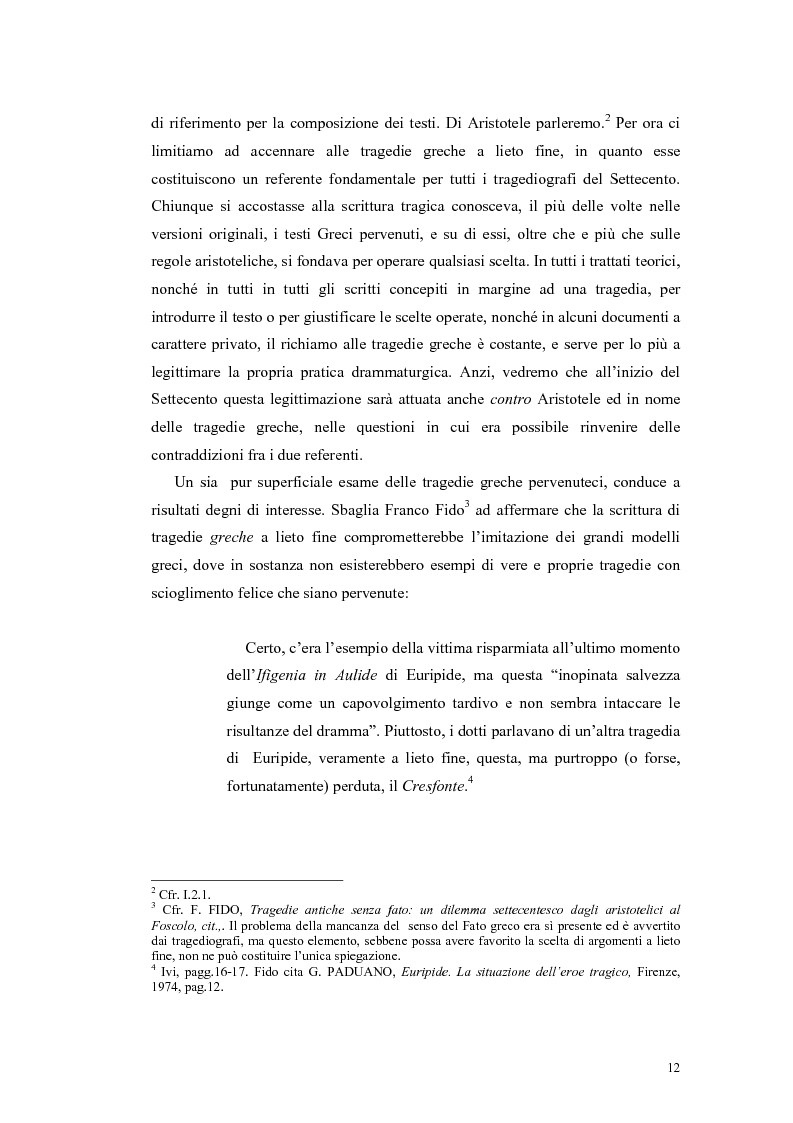 Anteprima della tesi: Tragedie a lieto fine del primo Settecento, Pagina 10