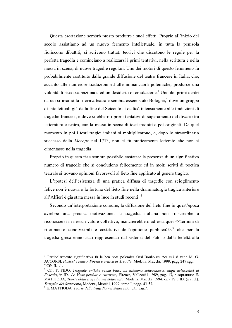 Anteprima della tesi: Tragedie a lieto fine del primo Settecento, Pagina 3