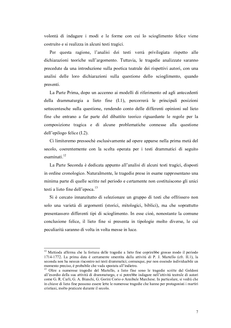 Anteprima della tesi: Tragedie a lieto fine del primo Settecento, Pagina 5