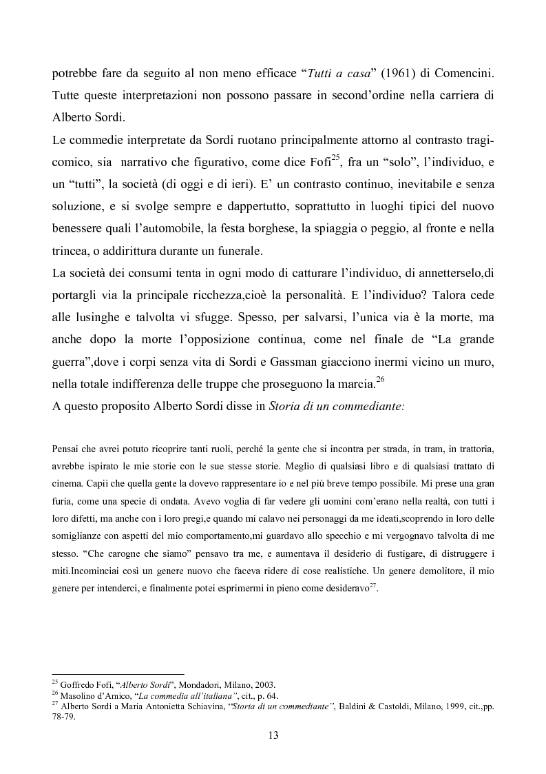 Anteprima della tesi: Tre personaggi etici del cinema di Alberto Sordi: Il vigile, Una vita difficile, Il commissario, Pagina 10