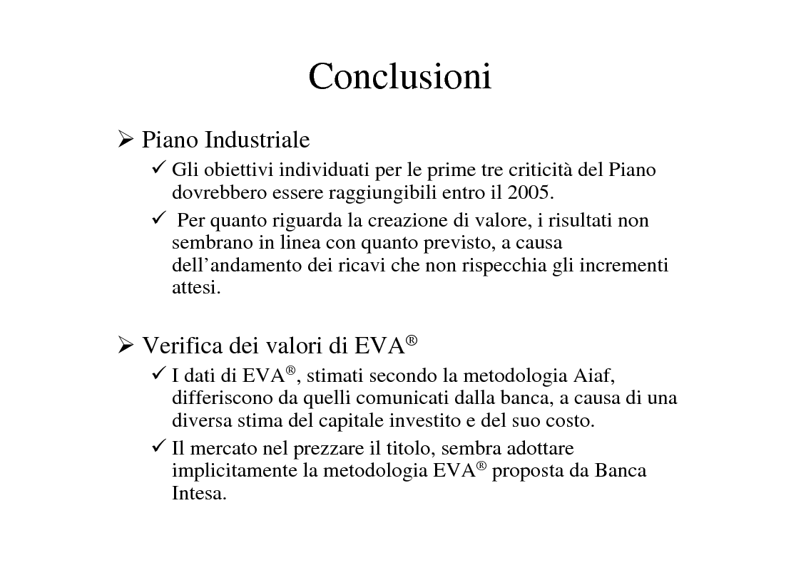 Anteprima della tesi: La creazione del valore nelle banche: il caso Banca Intesa, Pagina 16