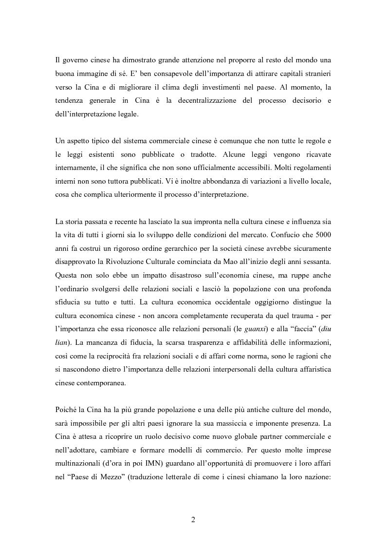 Anteprima della tesi: Situazione del mercato assicurativo cinese: ramo vita, Pagina 2