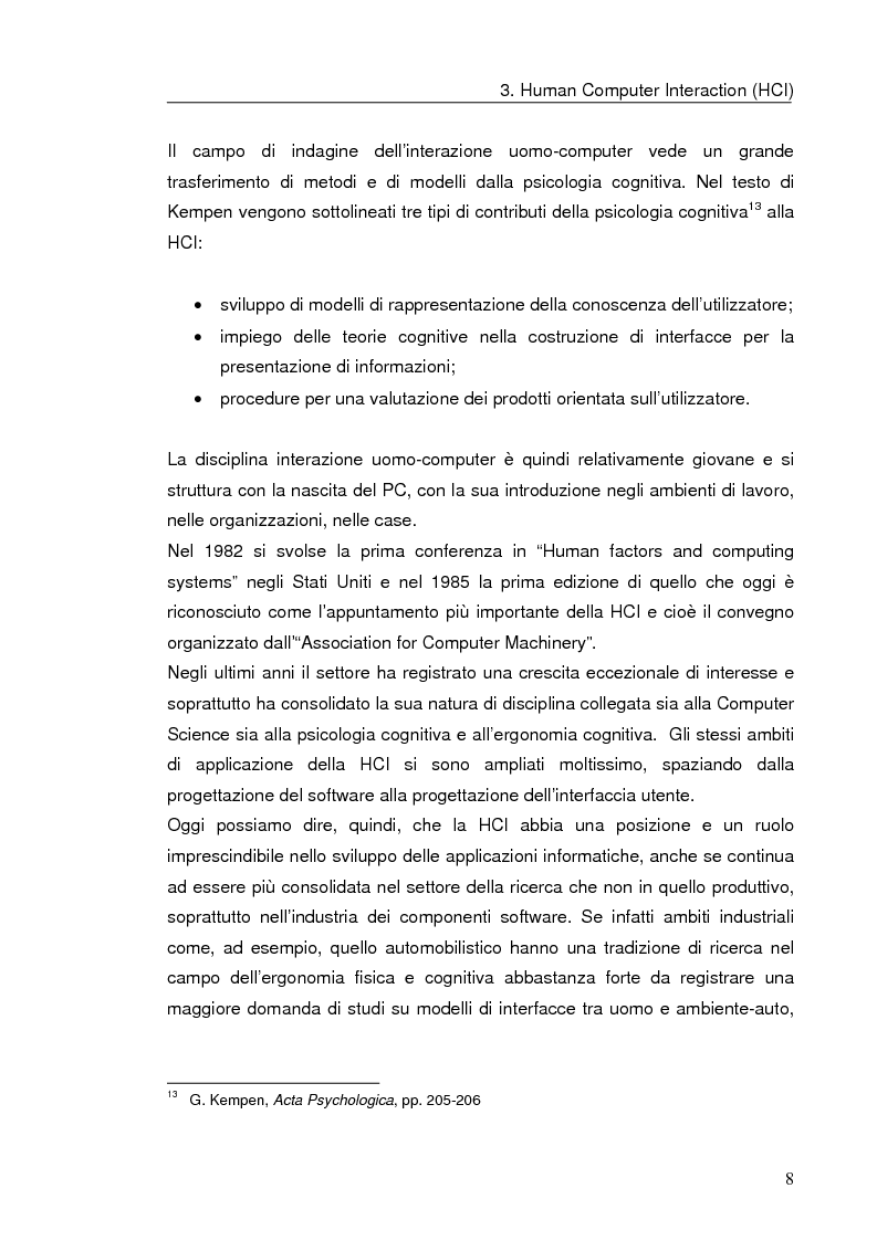 Anteprima della tesi: Interazione uomo computer nello spazio virtuale tridimensionale, Pagina 11