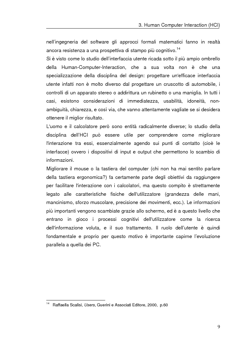 Anteprima della tesi: Interazione uomo computer nello spazio virtuale tridimensionale, Pagina 12