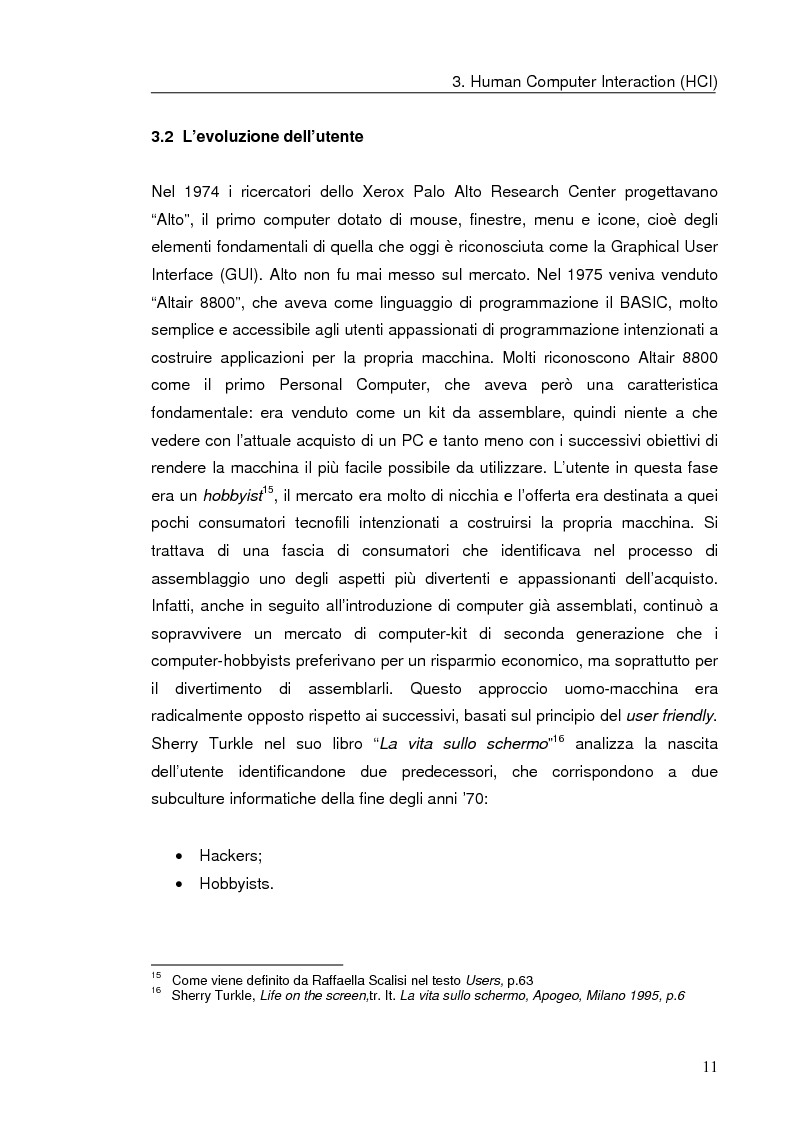 Anteprima della tesi: Interazione uomo computer nello spazio virtuale tridimensionale, Pagina 14