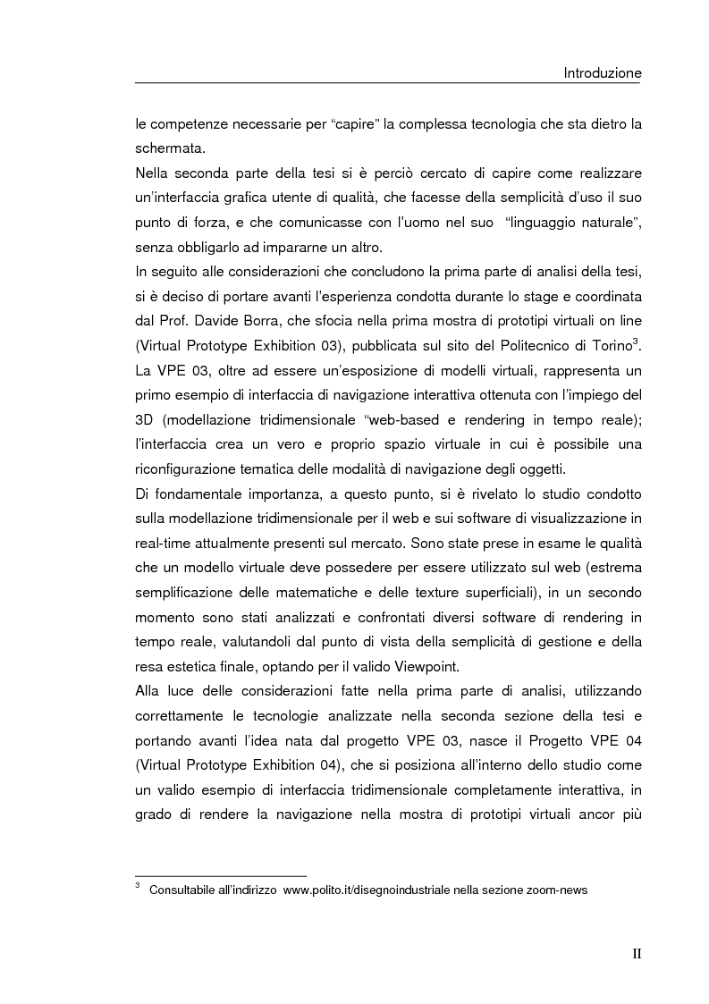 Anteprima della tesi: Interazione uomo computer nello spazio virtuale tridimensionale, Pagina 2