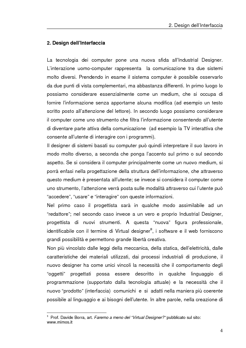 Anteprima della tesi: Interazione uomo computer nello spazio virtuale tridimensionale, Pagina 7