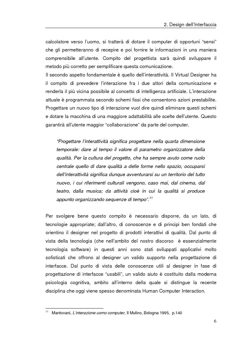 Anteprima della tesi: Interazione uomo computer nello spazio virtuale tridimensionale, Pagina 9
