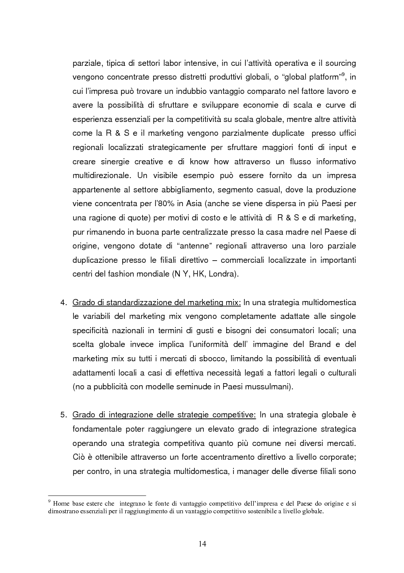 Anteprima della tesi: Strategie di internazionalizzazione e la competitività dell'est europa nel settore abbigliamento, Pagina 14