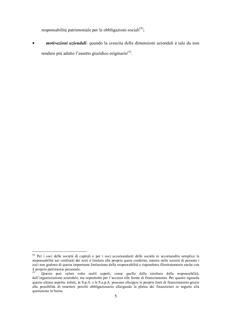 Anteprima della tesi: La trasformazione di società, Pagina 3