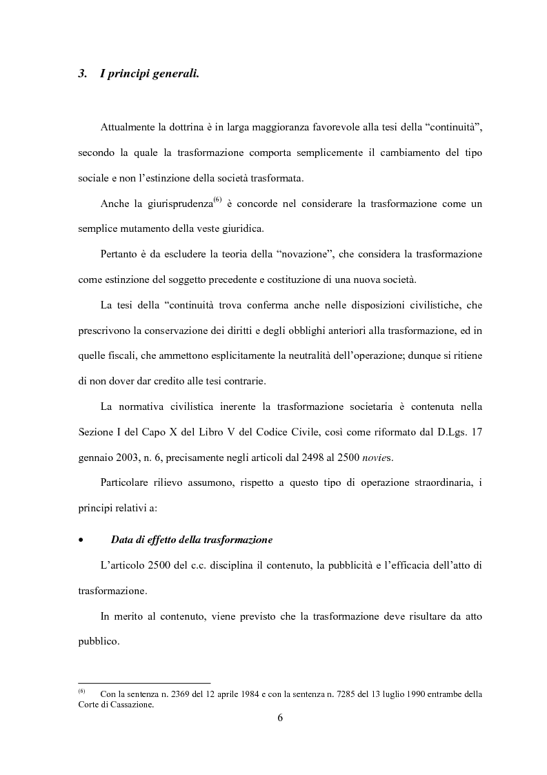 Anteprima della tesi: La trasformazione di società, Pagina 4
