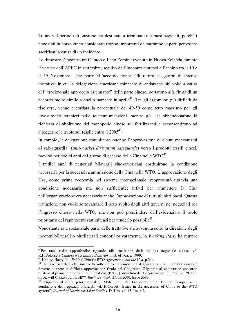 Anteprima della tesi: Problemi e prospettive di una nuova dimensione economica internazionale: la Cina nella WTO, Pagina 13