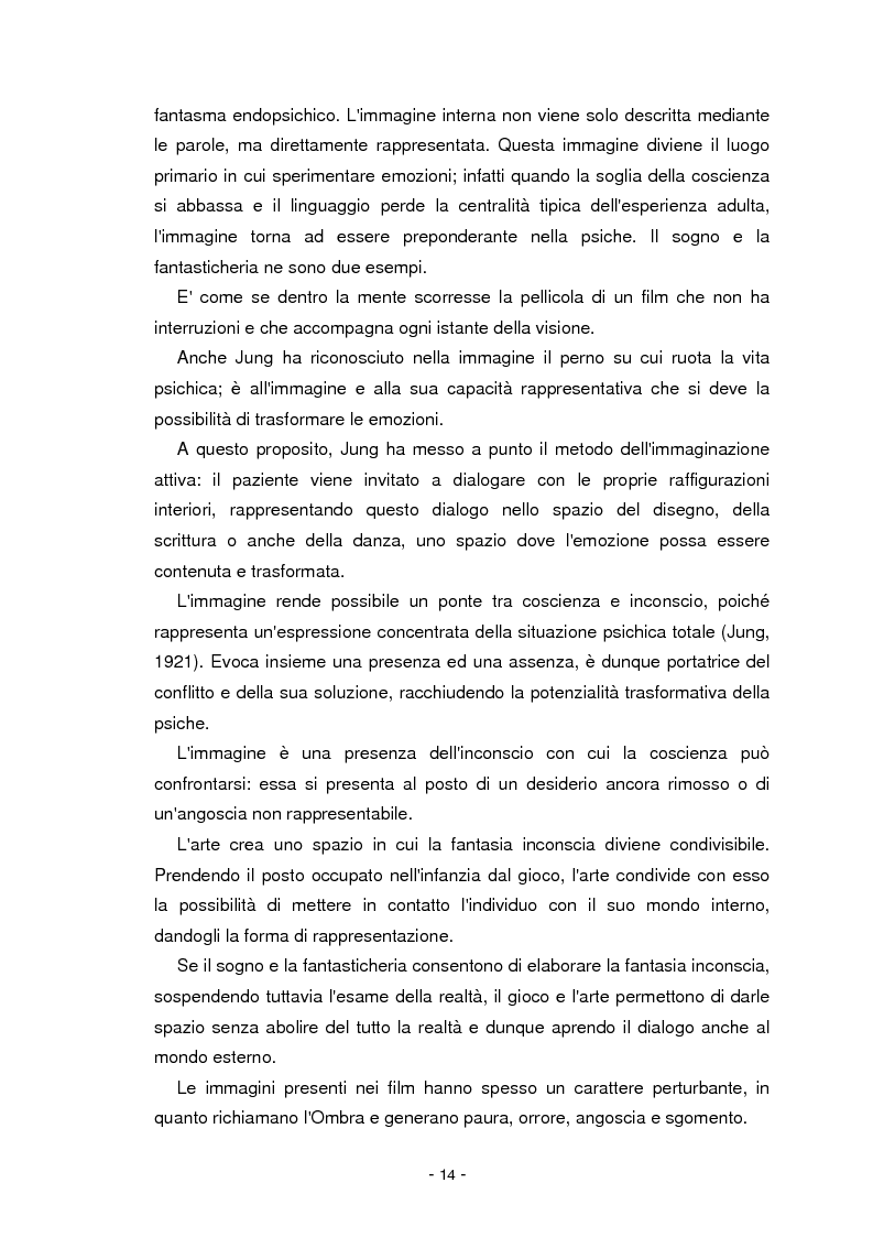 Anteprima della tesi: Il cinema parla dall'inconscio. Meccanismi di identificazione e di proiezione in due casi clinici esemplificativi di Disturbo Borderline di Personalità, Pagina 14