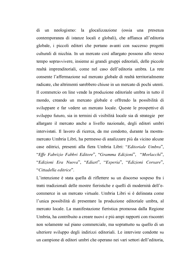 Anteprima della tesi: Il marketing librario fra la carta e la rete. Analisi della mostra mercato Umbria Libri, Pagina 5