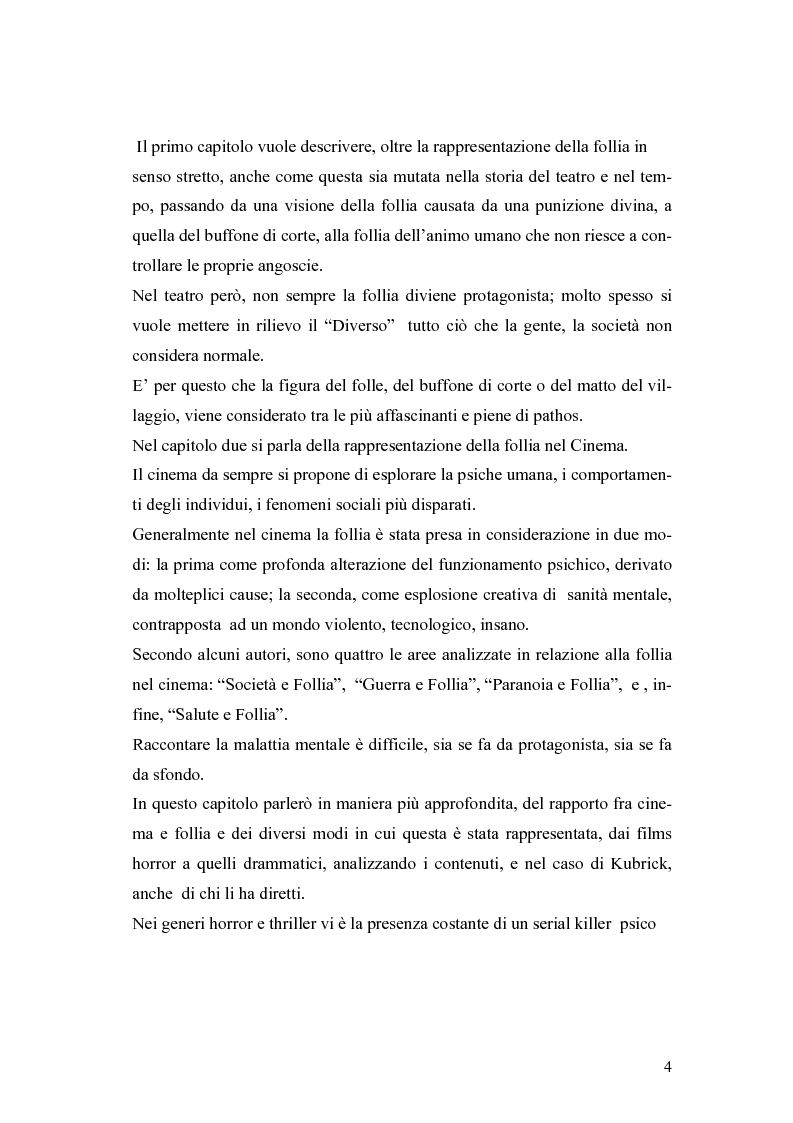 Anteprima della tesi: La rappresentazione della follia dal teatro alla comunicazione multimediale, Pagina 2