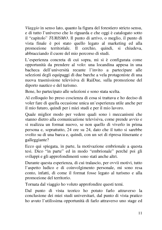 Anteprima della tesi: L'Italia dei Porti: tra evento televisivo e marketing territoriale, Pagina 2