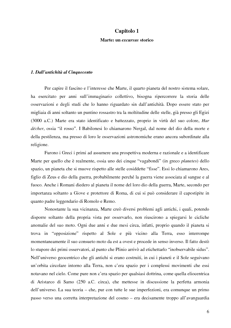 Anteprima della tesi: Il mito di Marte nella fantascienza americana, Pagina 3