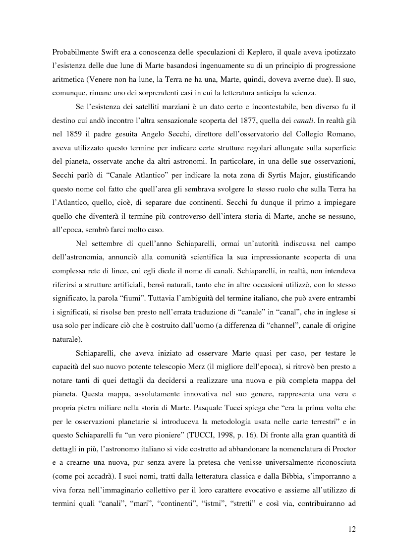 Anteprima della tesi: Il mito di Marte nella fantascienza americana, Pagina 9