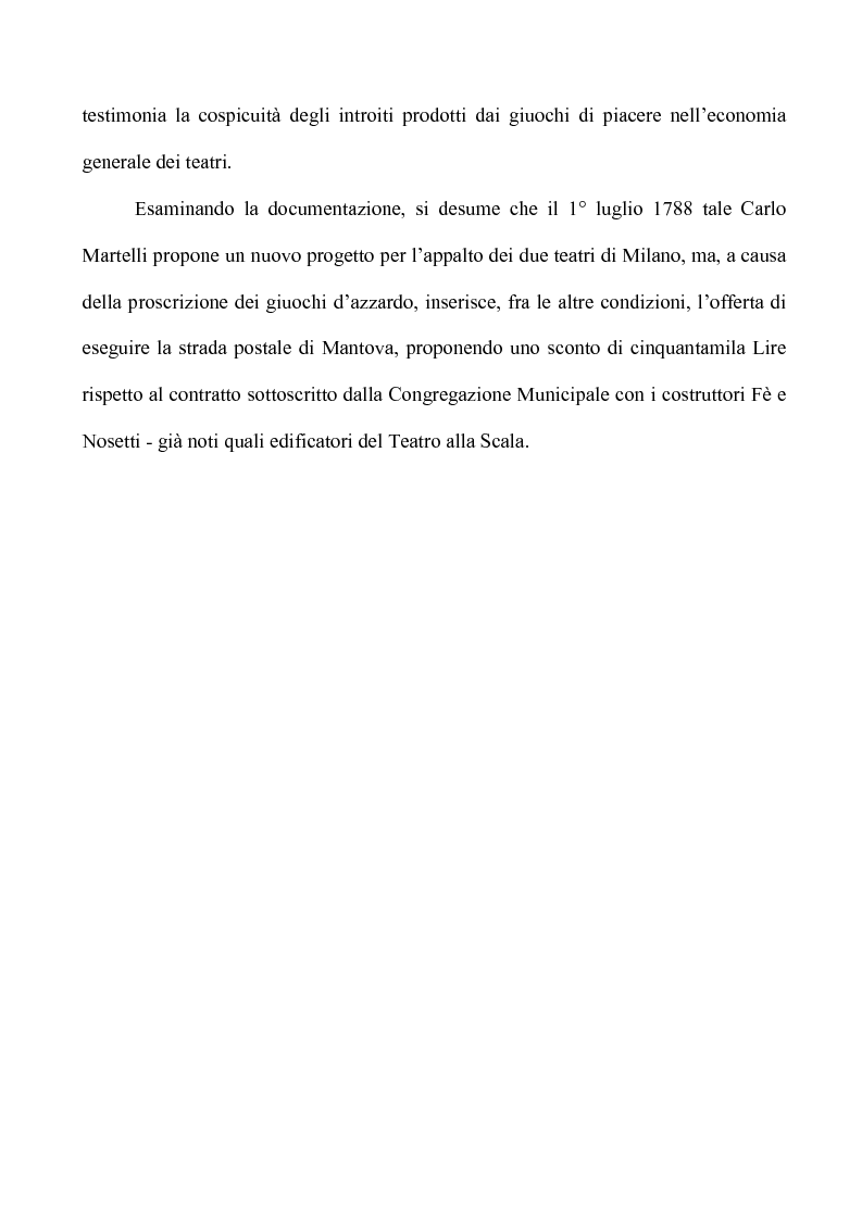 Anteprima della tesi: Teatro e Giuoco d'Azzardo a Milano nel Settecento, Pagina 11