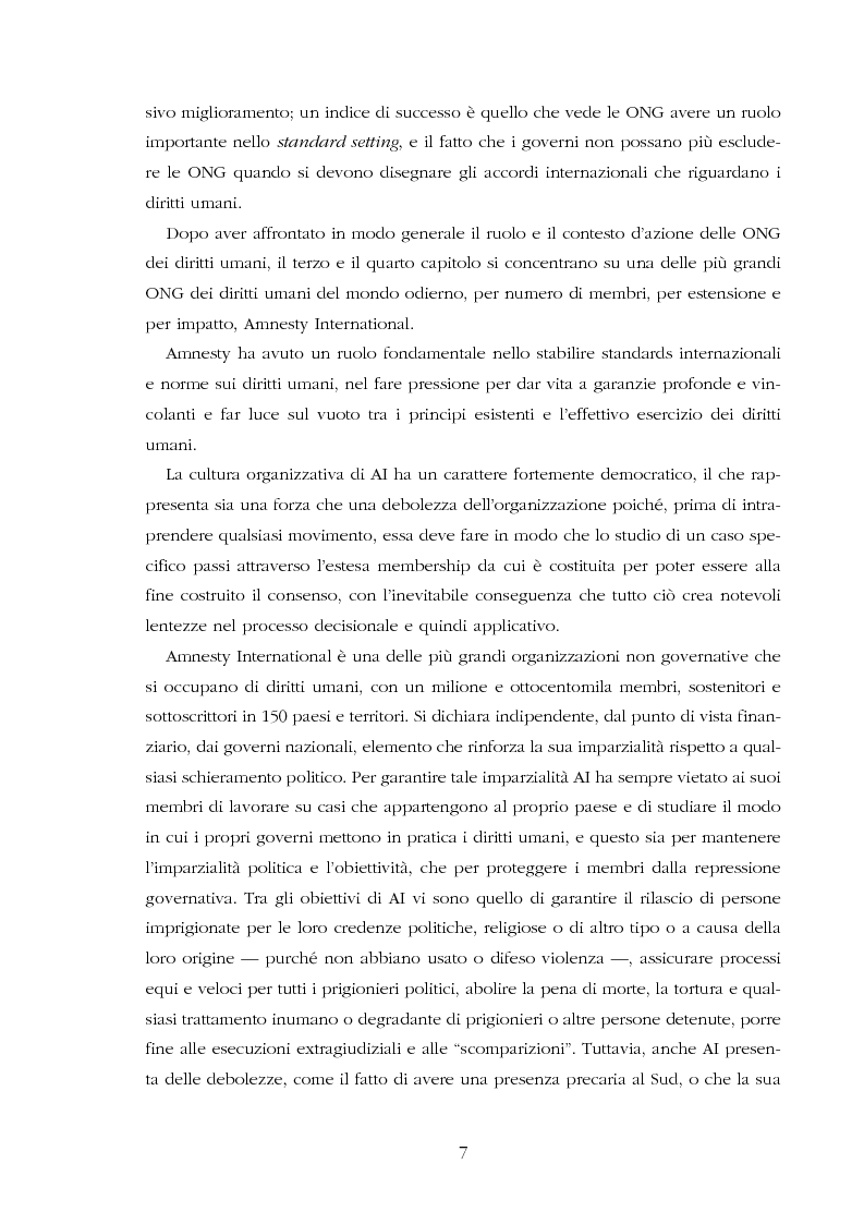 Anteprima della tesi: Amnesty International: comunicare i diritti umani, Pagina 5