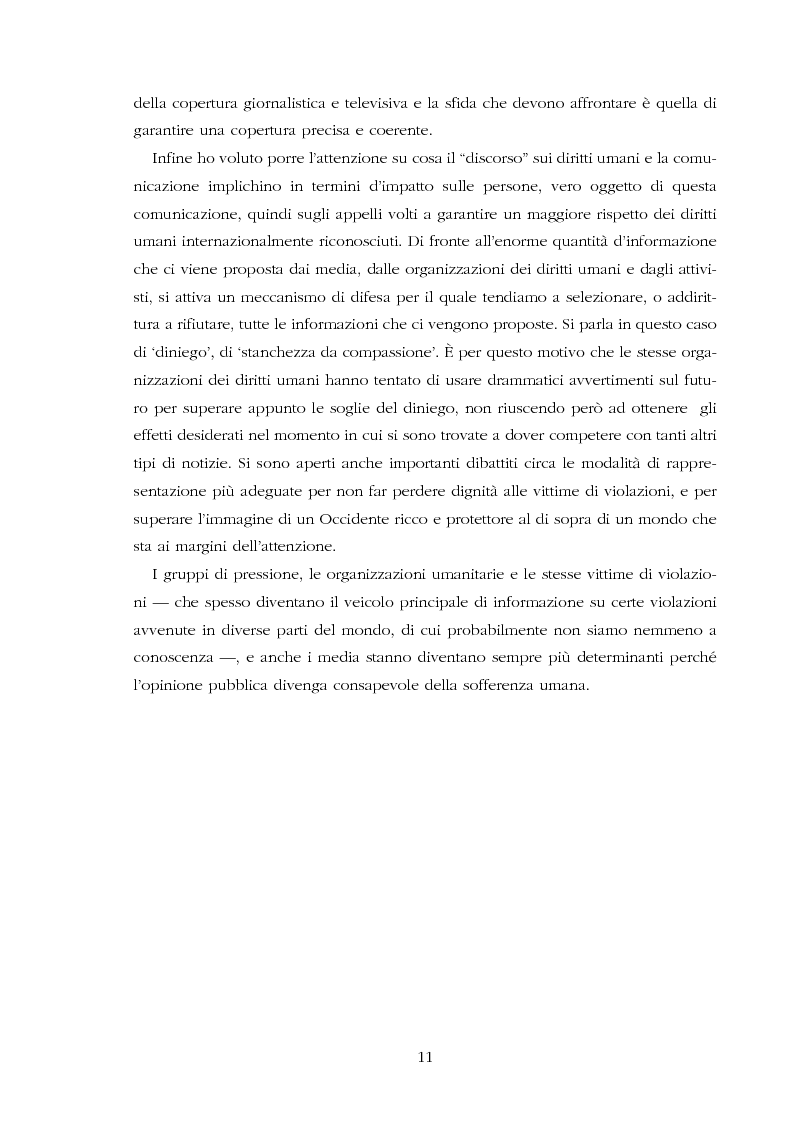 Anteprima della tesi: Amnesty International: comunicare i diritti umani, Pagina 9