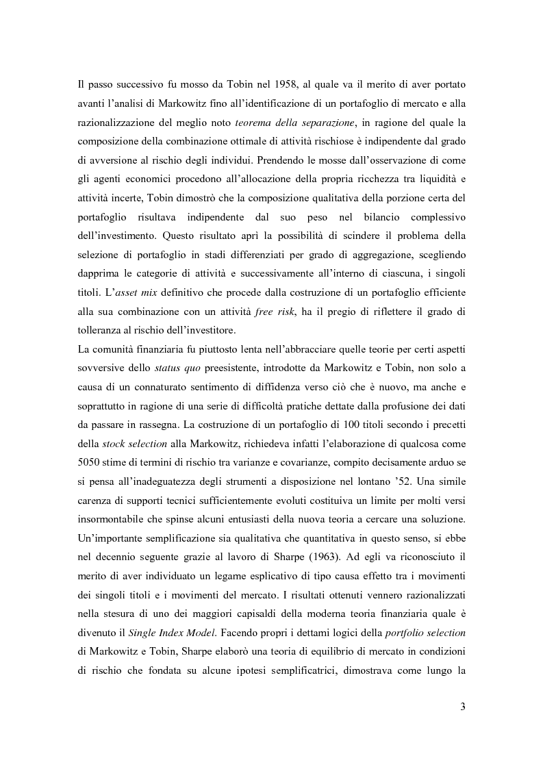 Anteprima della tesi: Modelli di pricing per titoli azionari: la valutazione in economie dinamiche, Pagina 3