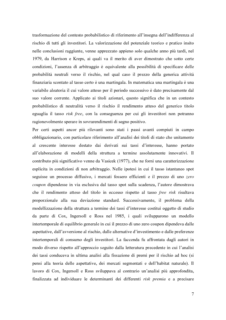 Anteprima della tesi: Modelli di pricing per titoli azionari: la valutazione in economie dinamiche, Pagina 7