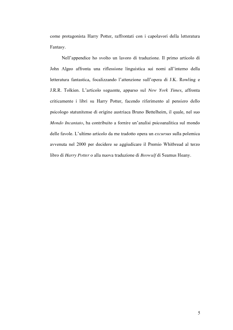 Anteprima della tesi: Harry Potter e la sua recezione, Pagina 2