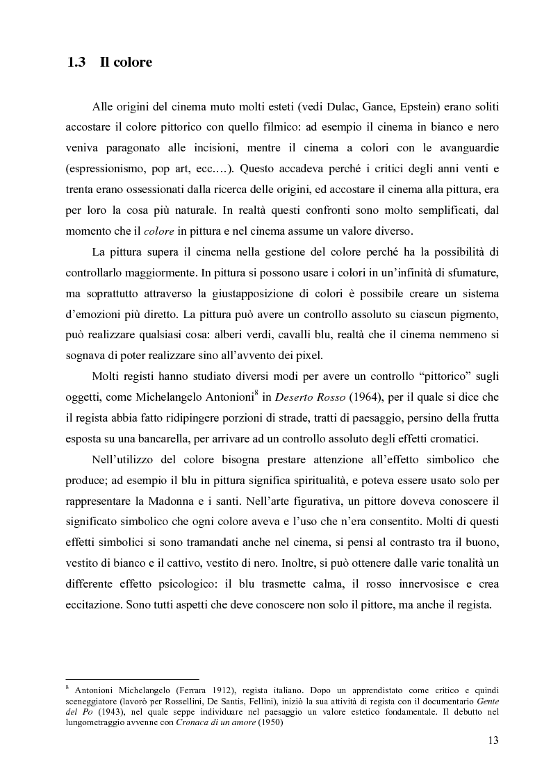 Anteprima della tesi: Riflessi ed echi pittorici nel cinema di Luchino Visconti, Pagina 9