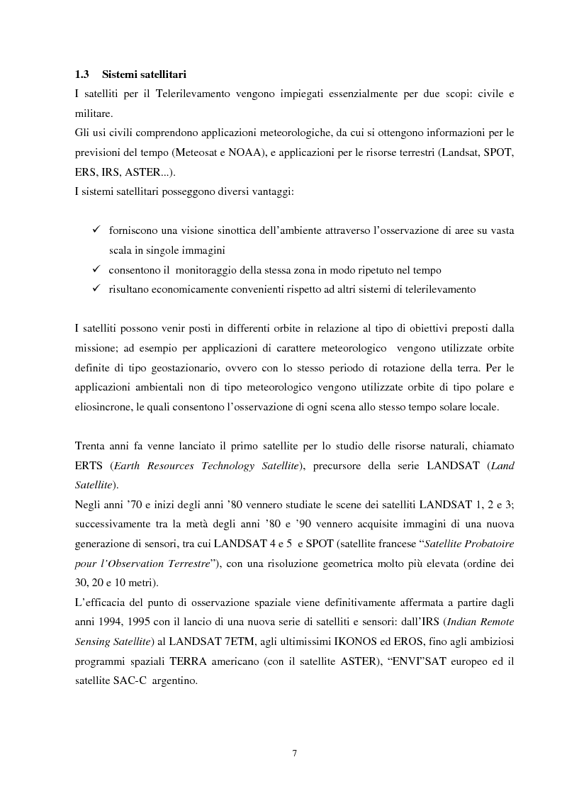 Anteprima della tesi: Analisi della segmentazione delle immagini digitali telerilevate applicata alla classificazione CORINE: proposte di procedure di ottimizzazione, Pagina 7