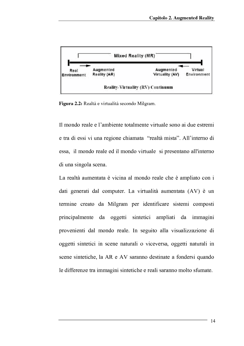 Anteprima della tesi: Merging di immagini digitali in un sistema prototipale di augmented reality, Pagina 9