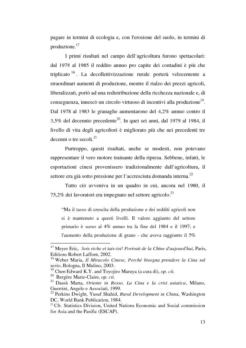 Anteprima della tesi: Venticinque anni di riforme in Cina: vittorie e contraddizioni di una nuova potenza mondiale, Pagina 10