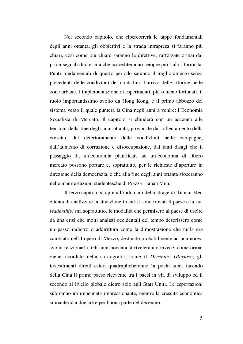 Anteprima della tesi: Venticinque anni di riforme in Cina: vittorie e contraddizioni di una nuova potenza mondiale, Pagina 2