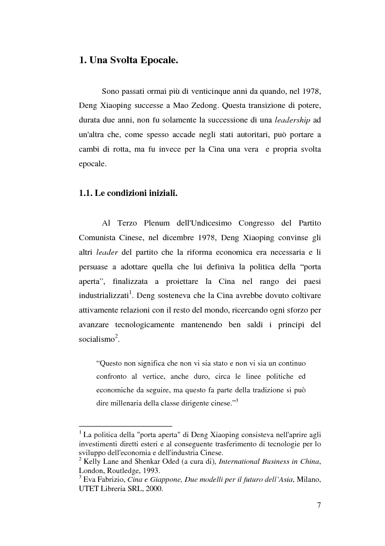 Anteprima della tesi: Venticinque anni di riforme in Cina: vittorie e contraddizioni di una nuova potenza mondiale, Pagina 4