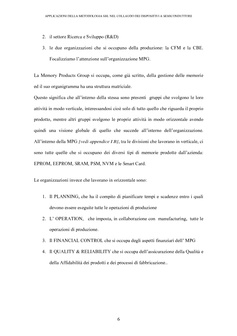 Anteprima della tesi: Applicazione della metodologia SBL nel collaudo dei dispositivi a semiconduttore, Pagina 3