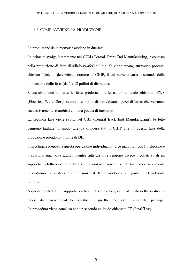 Anteprima della tesi: Applicazione della metodologia SBL nel collaudo dei dispositivi a semiconduttore, Pagina 5