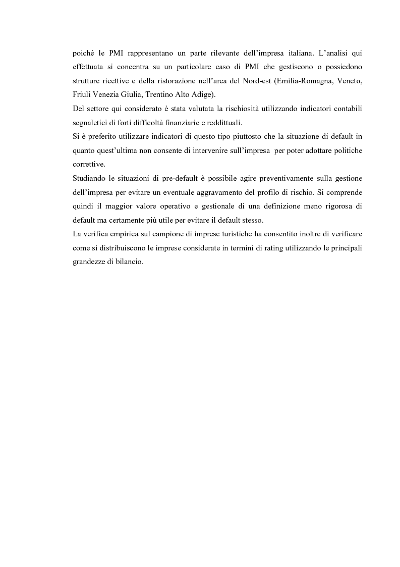 Anteprima della tesi: Basilea 2 e la valutazione delle pmi un'applicazione del settore del turismo, Pagina 2