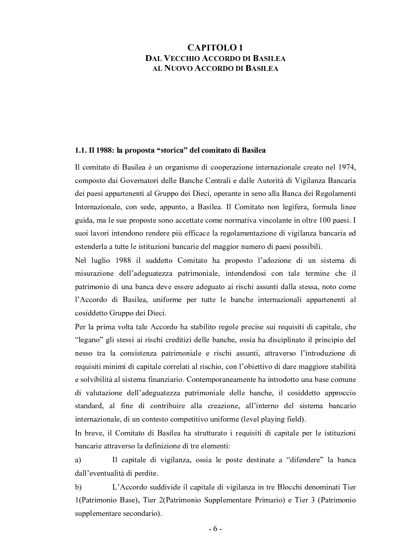 Anteprima della tesi: Basilea 2 e la valutazione delle pmi un'applicazione del settore del turismo, Pagina 3