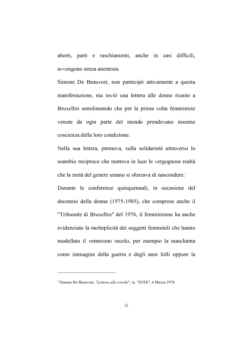 Anteprima della tesi: Femminismo e impegno civile in Simone De Beauvoir, Pagina 10