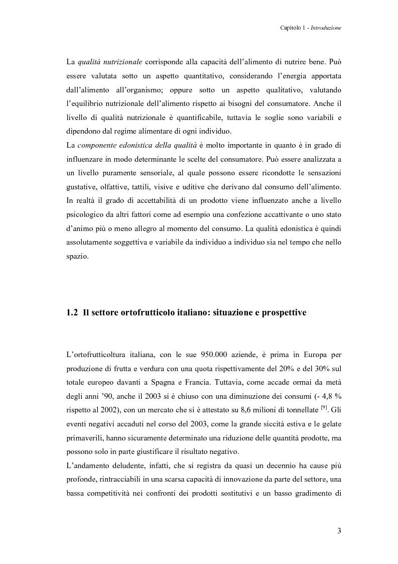 Anteprima della tesi: Sperimentazione di un sistema dinamico per la selezione Vis-NIR della frutta, Pagina 3
