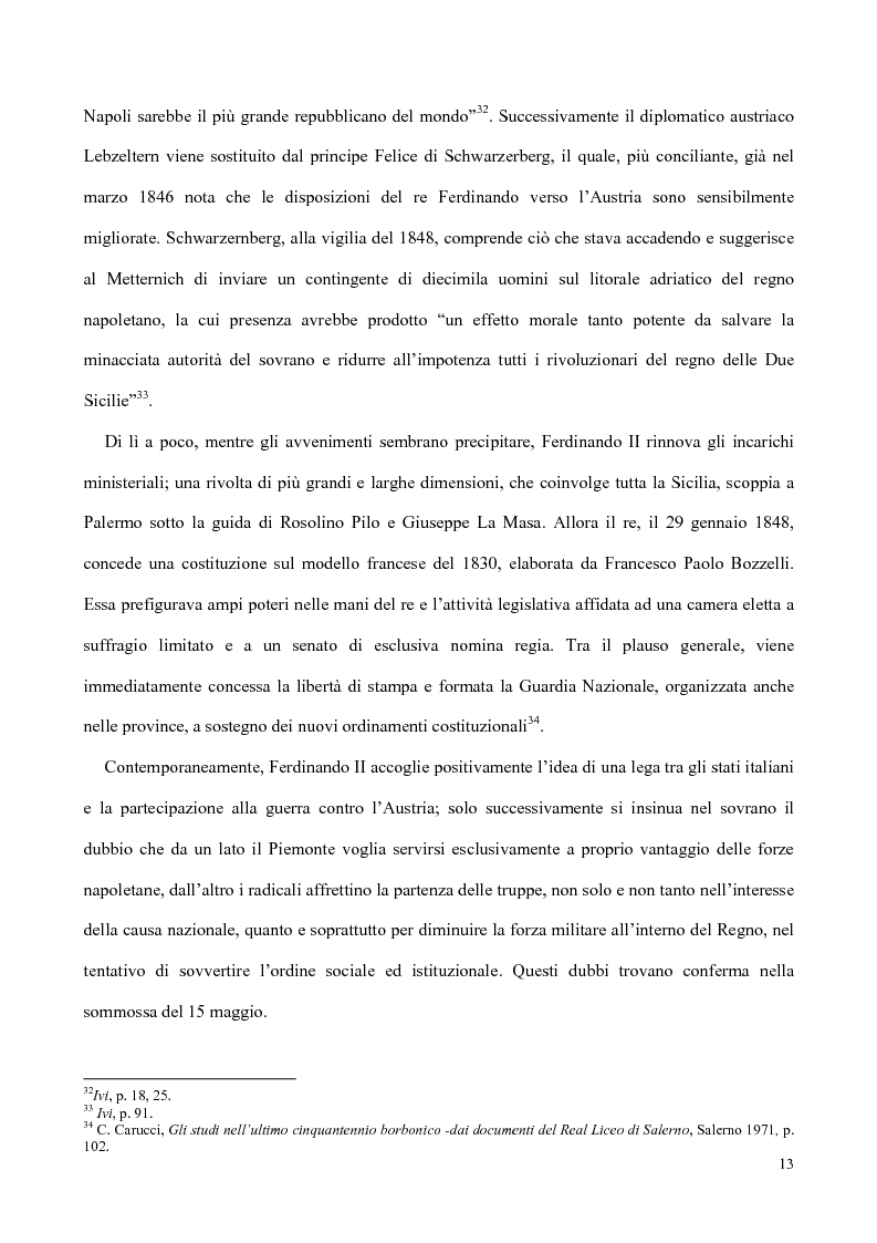 Anteprima della tesi: Nati, matrimoni e morti a Salerno dal 1830 all' Unità, Pagina 11