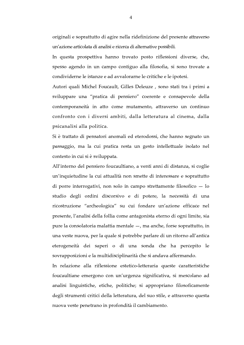 Anteprima della tesi: Archeologia e futurologia: una lettura foucaultiana dell'opera di Philip K. Dick, Pagina 4