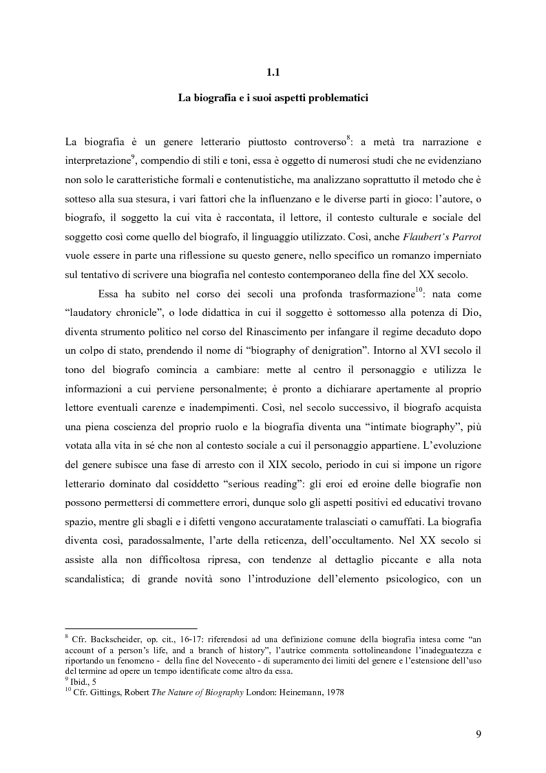 Anteprima della tesi: "History is merely another literary genre": Julian Barnes e l'"invenzione" della storia, Pagina 7