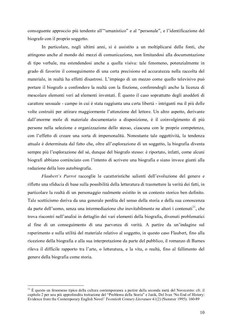 Anteprima della tesi: "History is merely another literary genre": Julian Barnes e l'"invenzione" della storia, Pagina 8