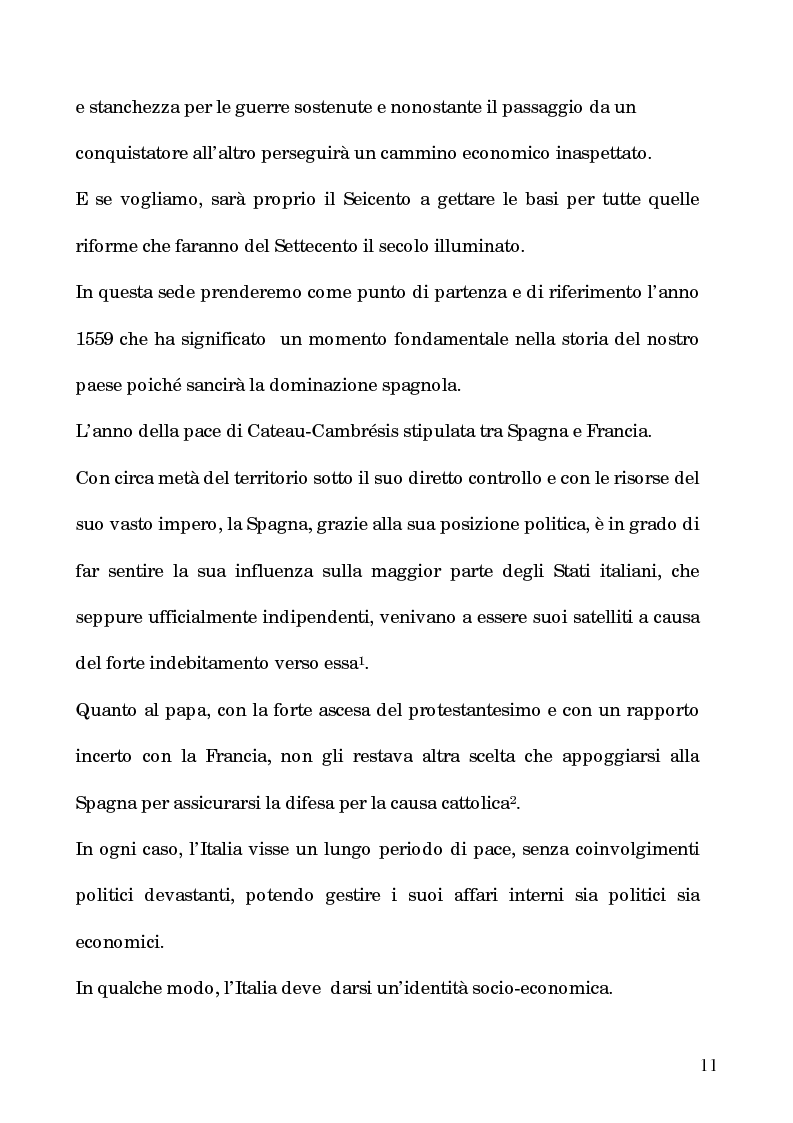 Anteprima della tesi: I processi per debito nella Roma del 1600, Pagina 6