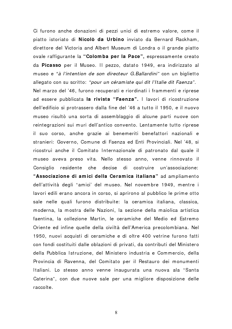 Anteprima della tesi: Da pubblico a privato: Il Museo Virtuoso. La Fondazione MIC di Faenza., Pagina 8