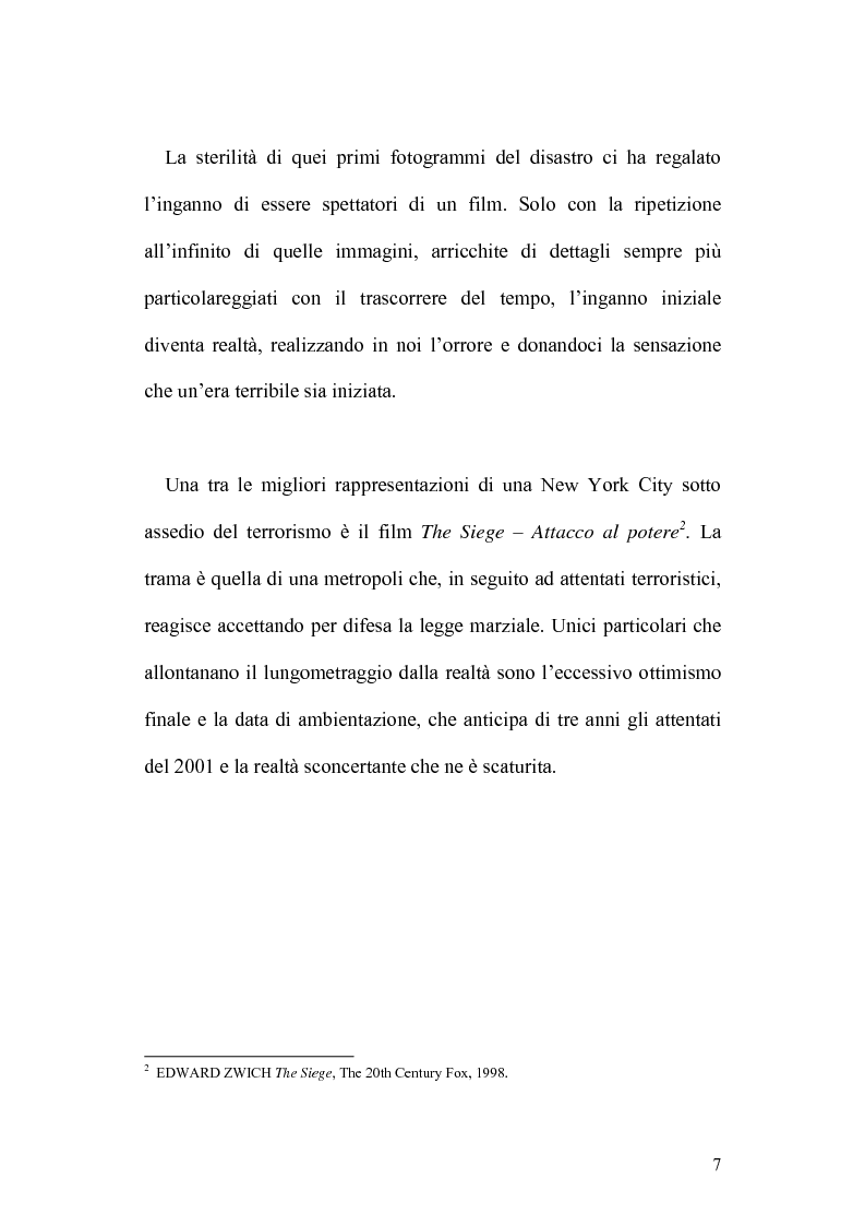 Anteprima della tesi: 11 Settembre 2001: Un Giorno Qualunque, Pagina 3