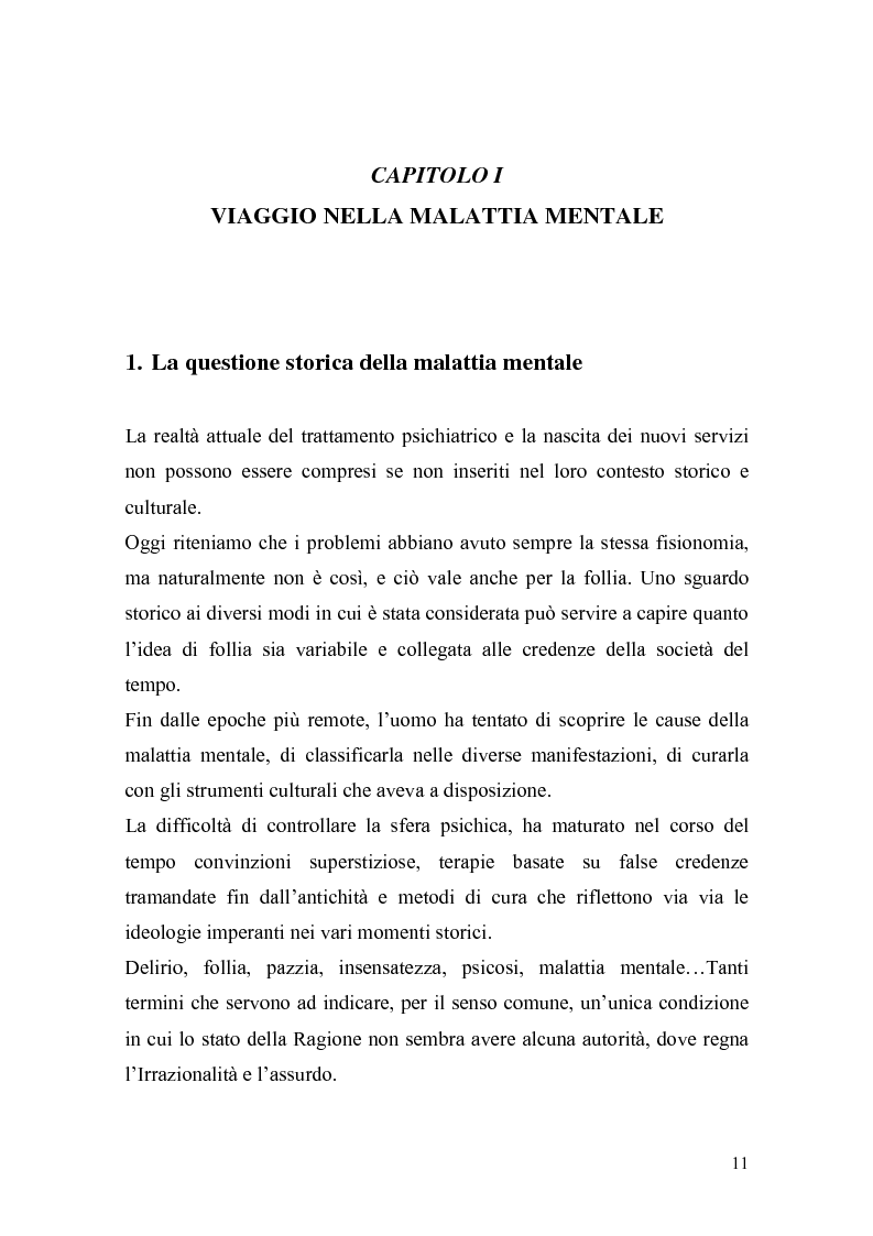 Anteprima della tesi: Il trattamento della malattia mentale. Il CSM di Rimini, Pagina 11