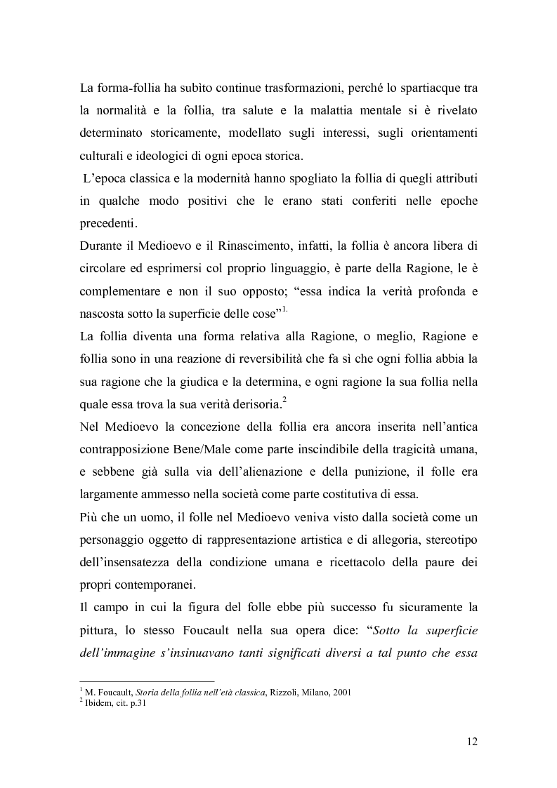 Anteprima della tesi: Il trattamento della malattia mentale. Il CSM di Rimini, Pagina 12
