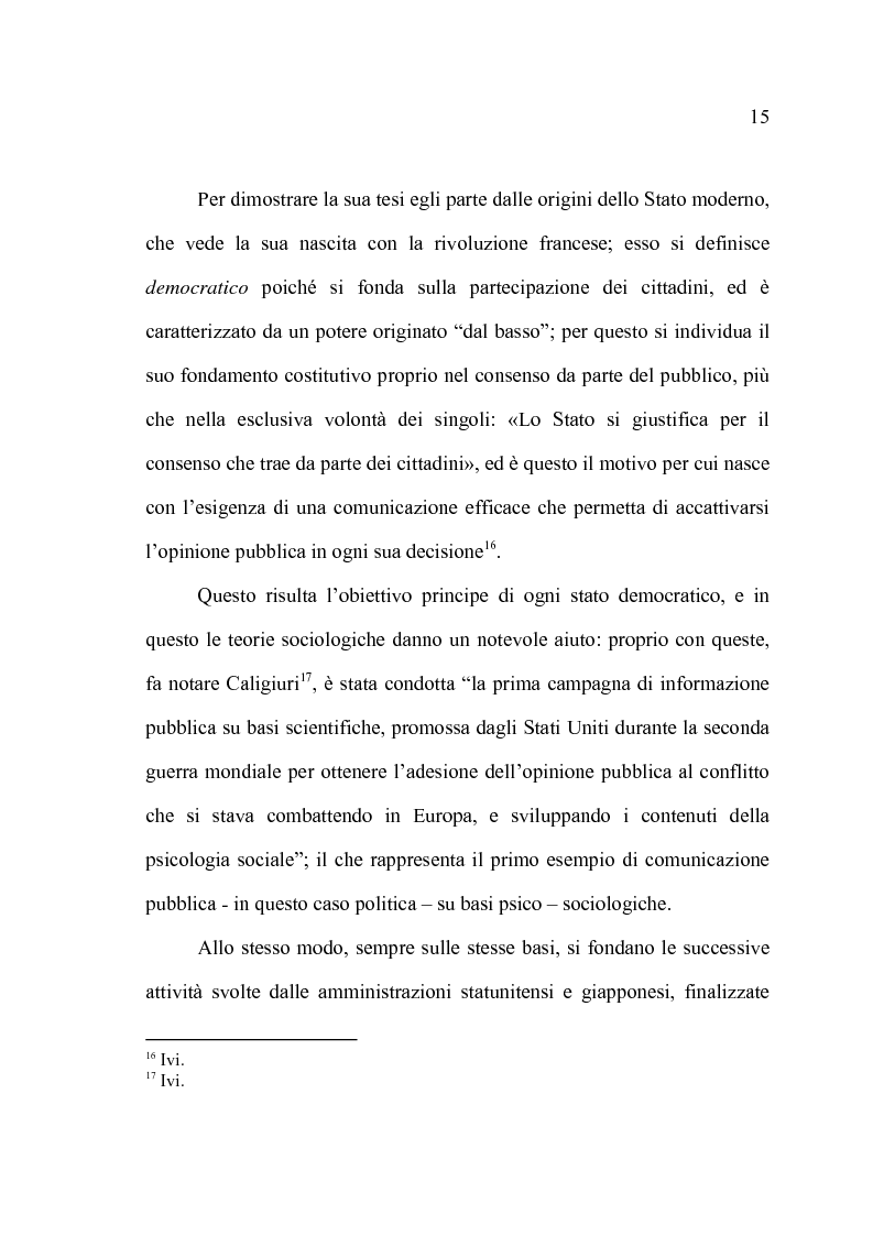 Anteprima della tesi: La comunicazione pubblica e il cambiamento del rapporto tra PA e cittadini: il caso del Comune di Altamura, Pagina 13